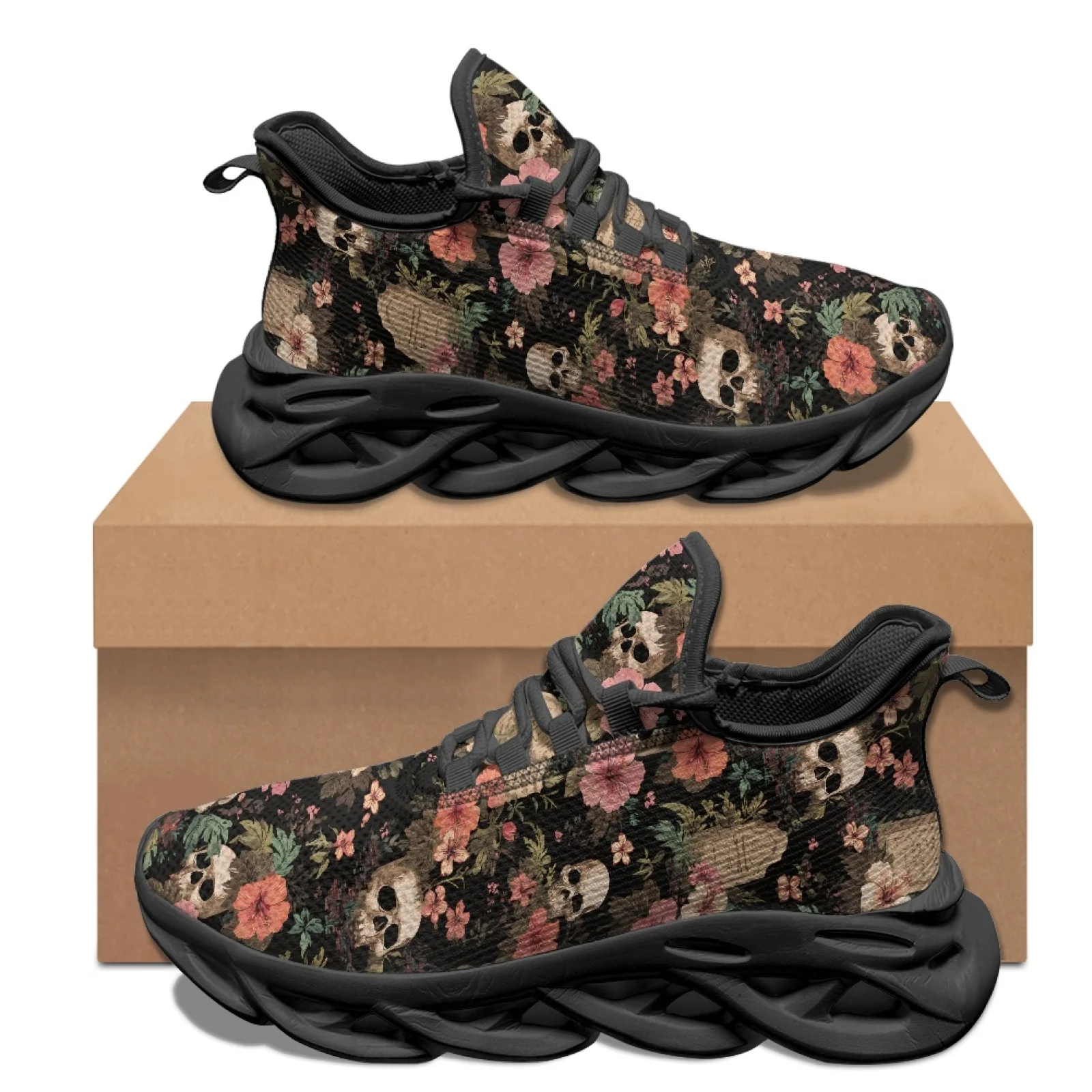 PENSTROLL PENSTROLL Gothic Skull Casual Running Shoes Blade Running Sneaker for Men New Arrival Walking Fall Fashion