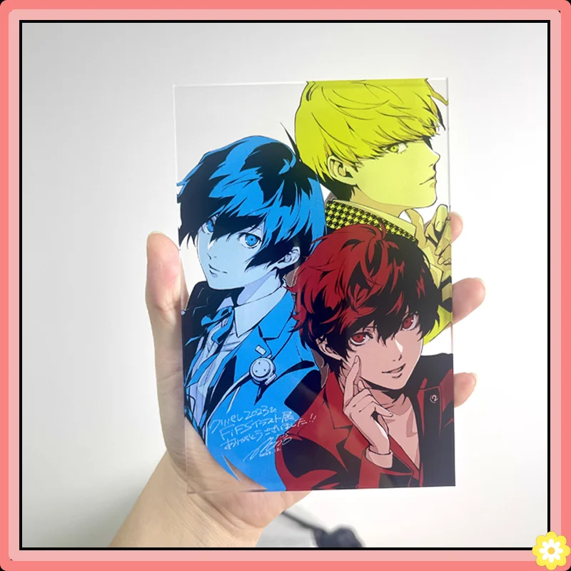 

PERSONA High Transparency Acrylic Yuuki Three Person Anime Merchandise Gift High-definition Printing Original Unique Gifts