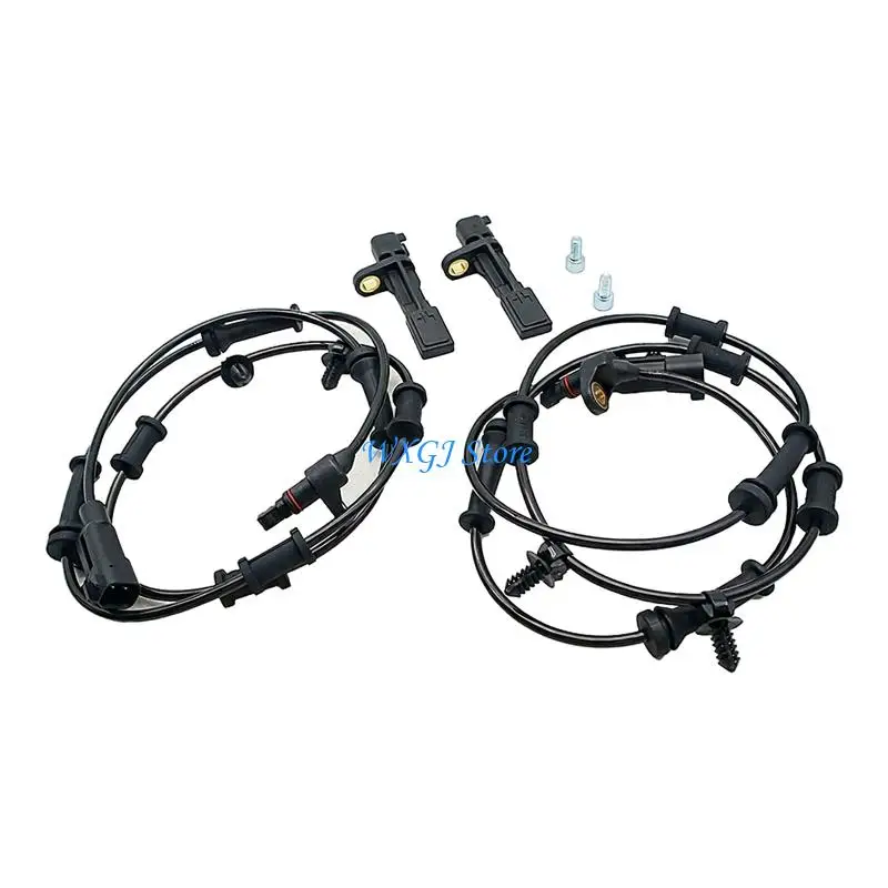 

37JE Full Set Of 4 68003281AA+52125003AB ABS Wheel Speed Sensors for Multiple Models Restores Braking Safety