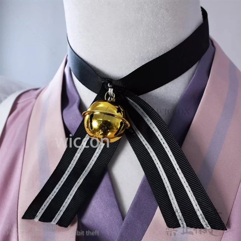 Yumemiruki Mizuki تأثيري أنيمي لعبة Genshin تأثير زي الوردي الأرجواني فستان لوليتا الباروكات لجميع القديسين عيد الميلاد كوس مخصص