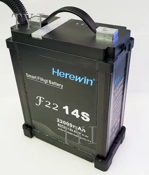 Herewin genuine 14s 22000Mah smart battery for drone spraying Agraculture Uav smart flight battery