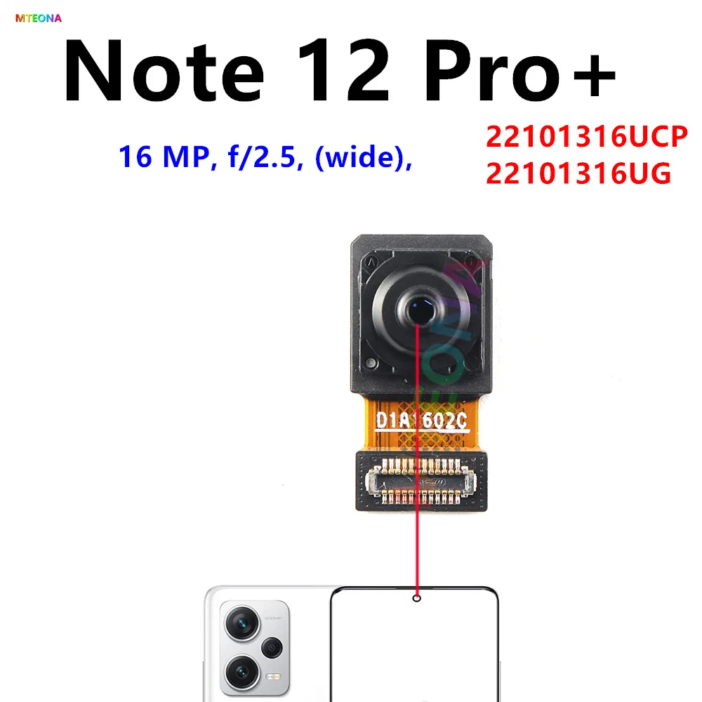 200MP Back Big Rear Main Camera Module For Xiaomi Redmi Note 12