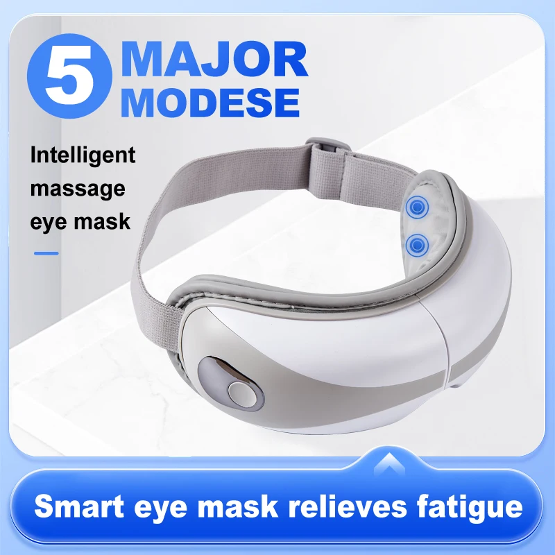 Vendita calda Doppio strato Massaggio dei punti di agopuntura Occhiali rilassanti Calore Smart Airbag Vibrazione-Prodotto di alta qualità Massaggiatore per occhi