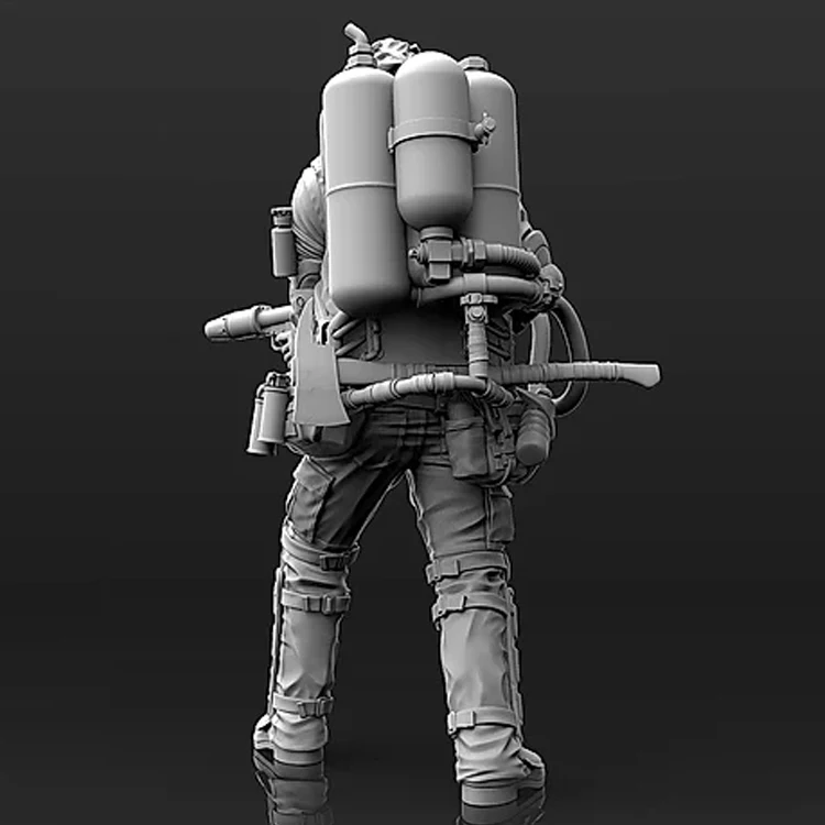 1:35 Scale Die-cast Resin Special Forces Soldier War Scene Model Resin Assembly Model Free Shipping