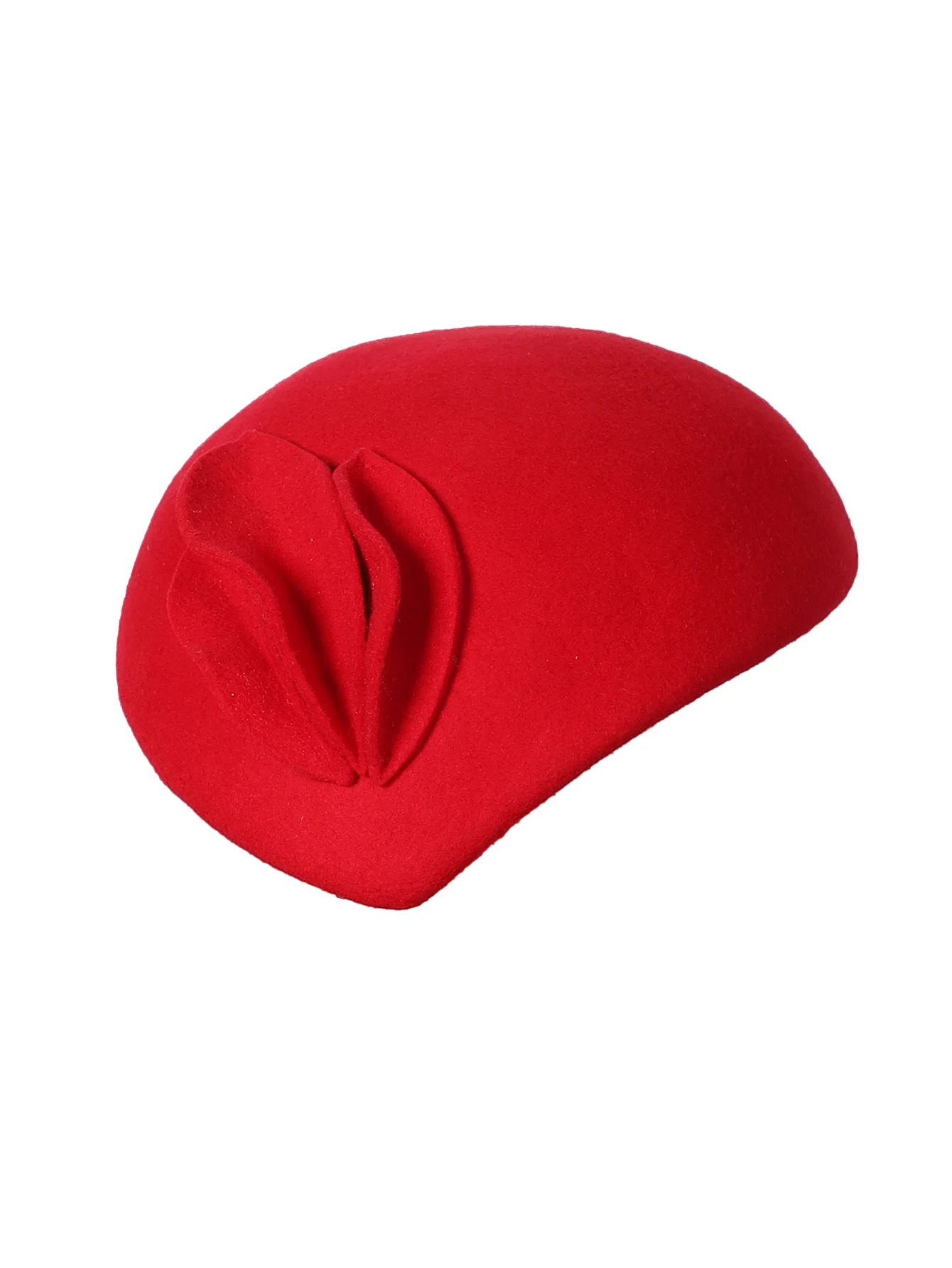 FS Weißer Wollfilz-Fascinator-Hut für Damen und Herren, rosa Pillbox-Hüte, schwarze Hochzeit, Kentucky Derby, Fedora, Chapeau Femme, Partyhut – Detail 8