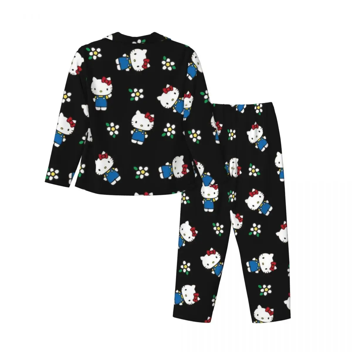 Cute Hello Kitty Women Pajamas 2 Pieces Set Loungewear pyjama pour femme