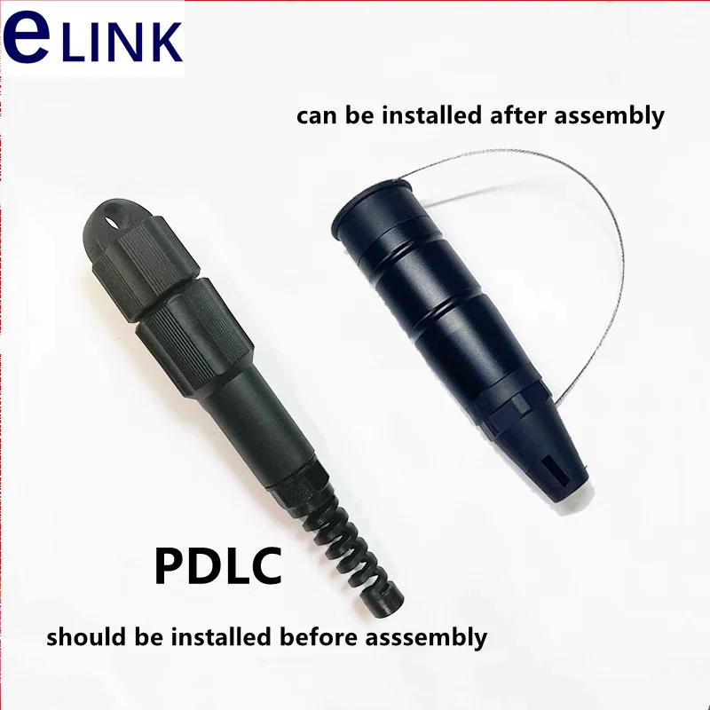 PDLC-conector impermeable para cable óptico blindado, carcasa protectora de fibra para exteriores, 20 piezas ELINK