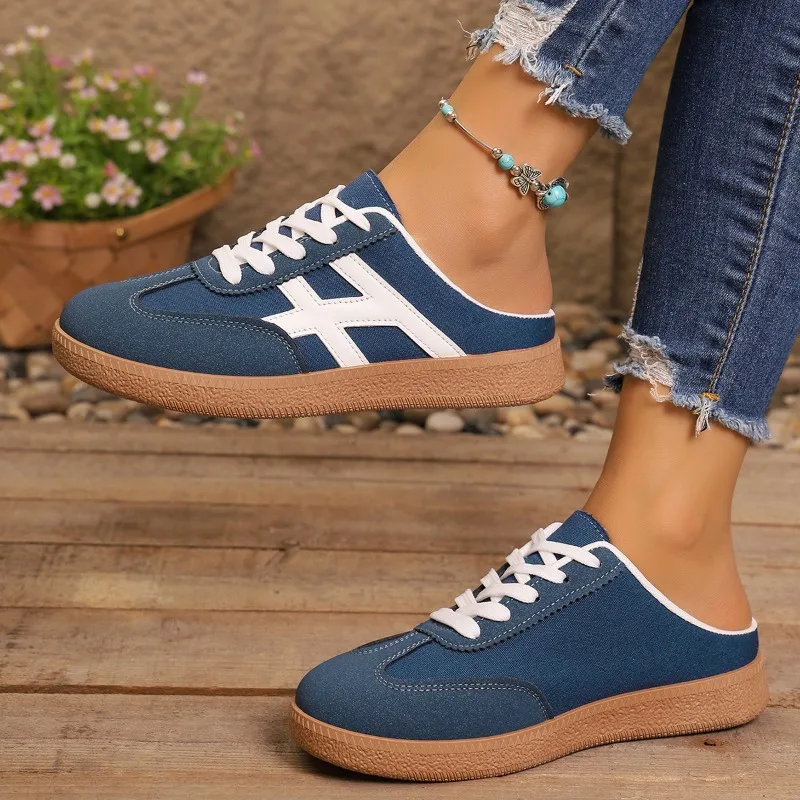 2026 NEW Women's Running Shoes Fashionable Retro Casual All-Match Flat Bottom Sports Sneakers Spring Summer Shoes view 3