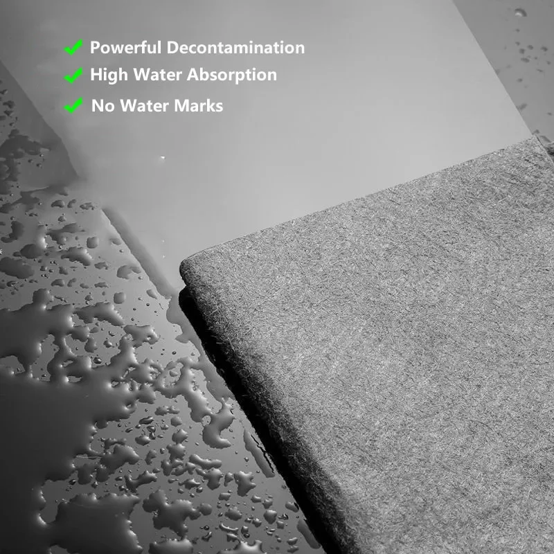 Towel  2/4/6pcs Watermark Glass Reusable Rag No Cloth Kitchen Cleaning Window Thickened Wiping Magic