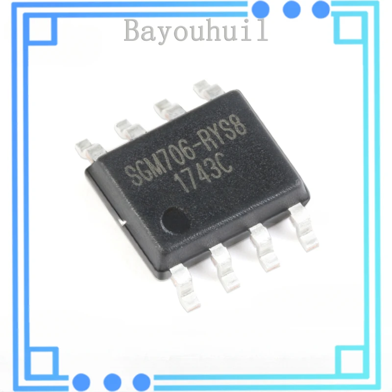 

10PCS Original Authentic SGM706-RYS8G/TR SOIC-8 2.63V, Microprocessor Monitoring Circuit Chip