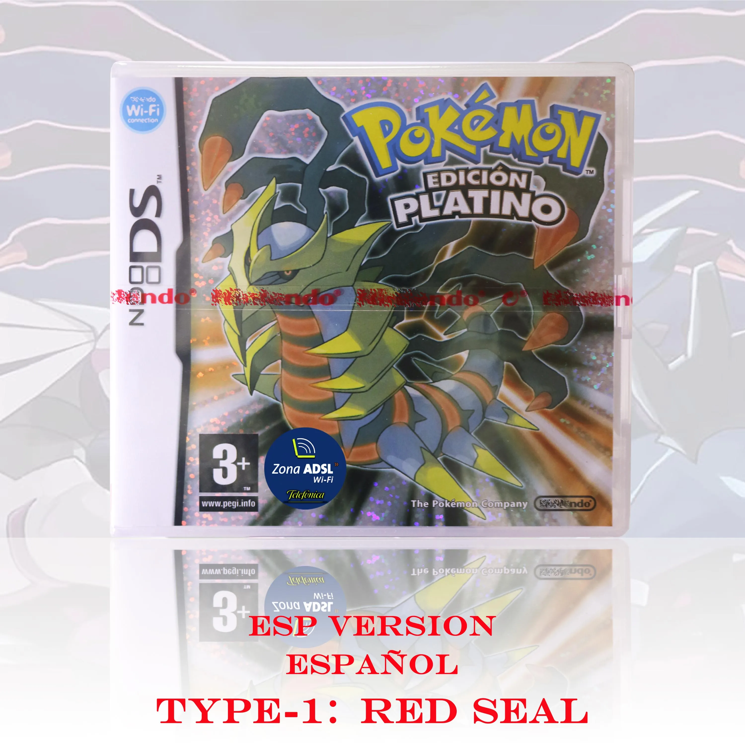 Spanish ESP Version Pokémon Edicion Platino DS Video Game Card New Sealed Package With Box and Manuals For DS 2DS 3DS Console