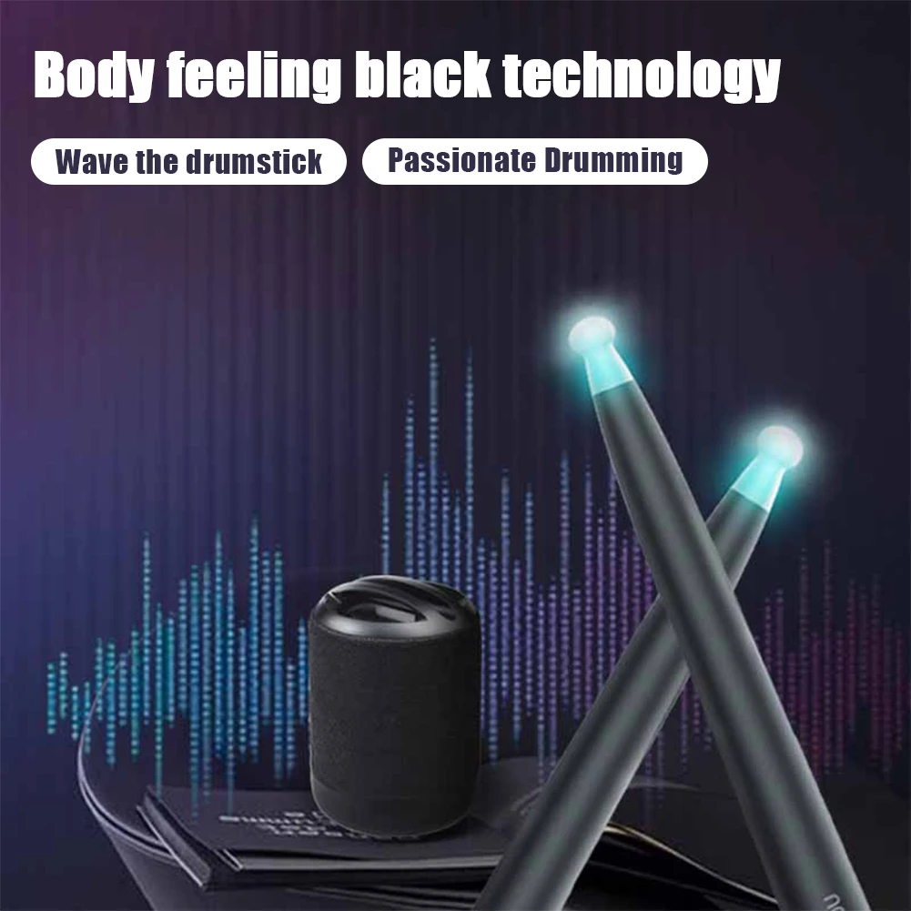 Hyperdrum Somatosensory Virtual Drum Kit Musical Instrument Portable Smart Virtual Drum Electronic Virtual Wireless Drum Kit Mix