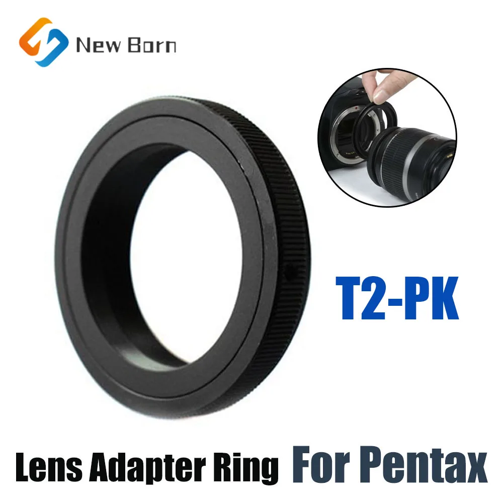 T2-PK T Mount Lens Adapter Ring For Pentax K-70 K-1 K-3 K-S2 K-S1 K-50 K-30 K-5 IIs II K-500 K-x K-7 K-m K100D K10D K20D Cameras