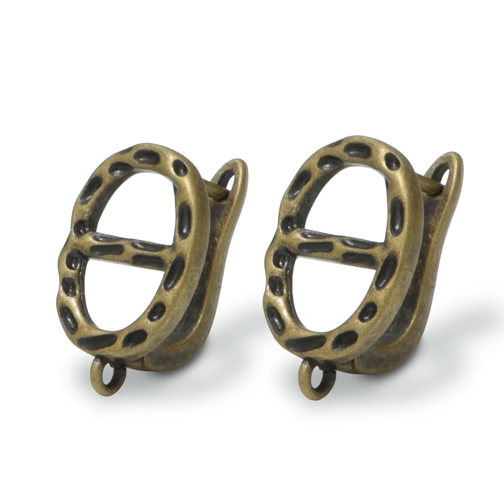 1 Pair Wholesale Antique Bronze Anti-Allergy Basic Earwires Fastener Earring Hooks For Woman Jewelry Making Supplies Accessories