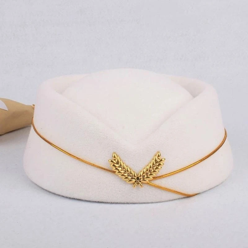 

652F Stewardess Hat Air Hostesses Hat Hat Party Hats Formal Uniform Caps Accessory Women Party Cosplay