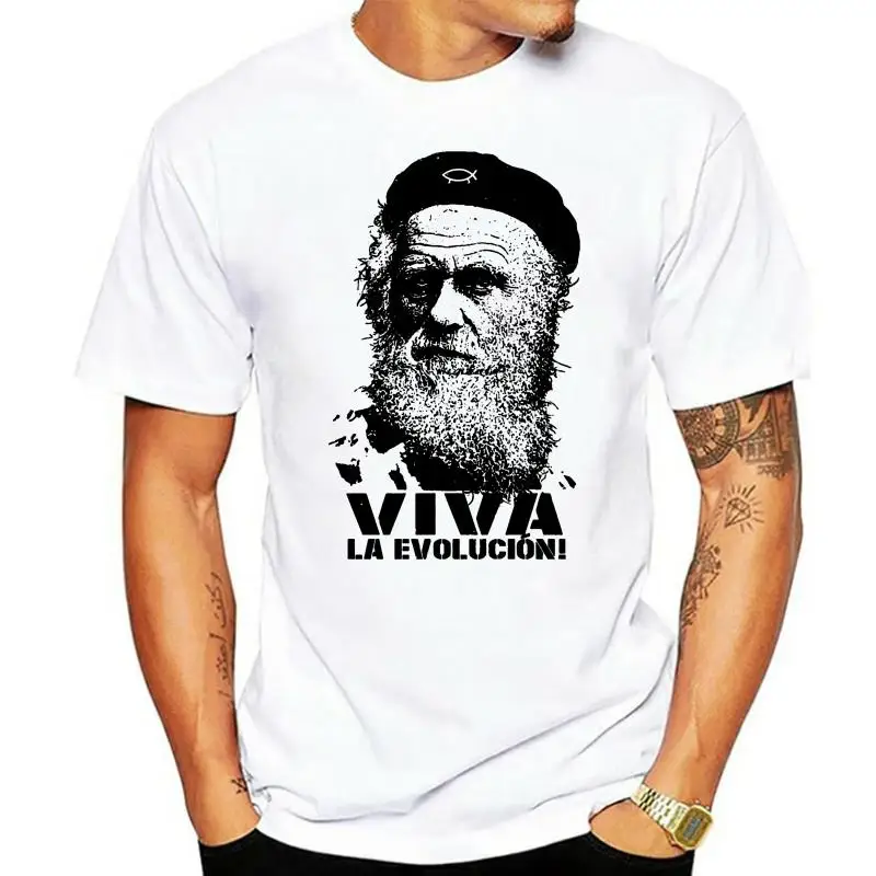 New Arrive O-Neck T Shirt Men Charles Darwin T-Shirt Chemistry Biology Experiment Geni Science Evolutiondesign Tshirt Online