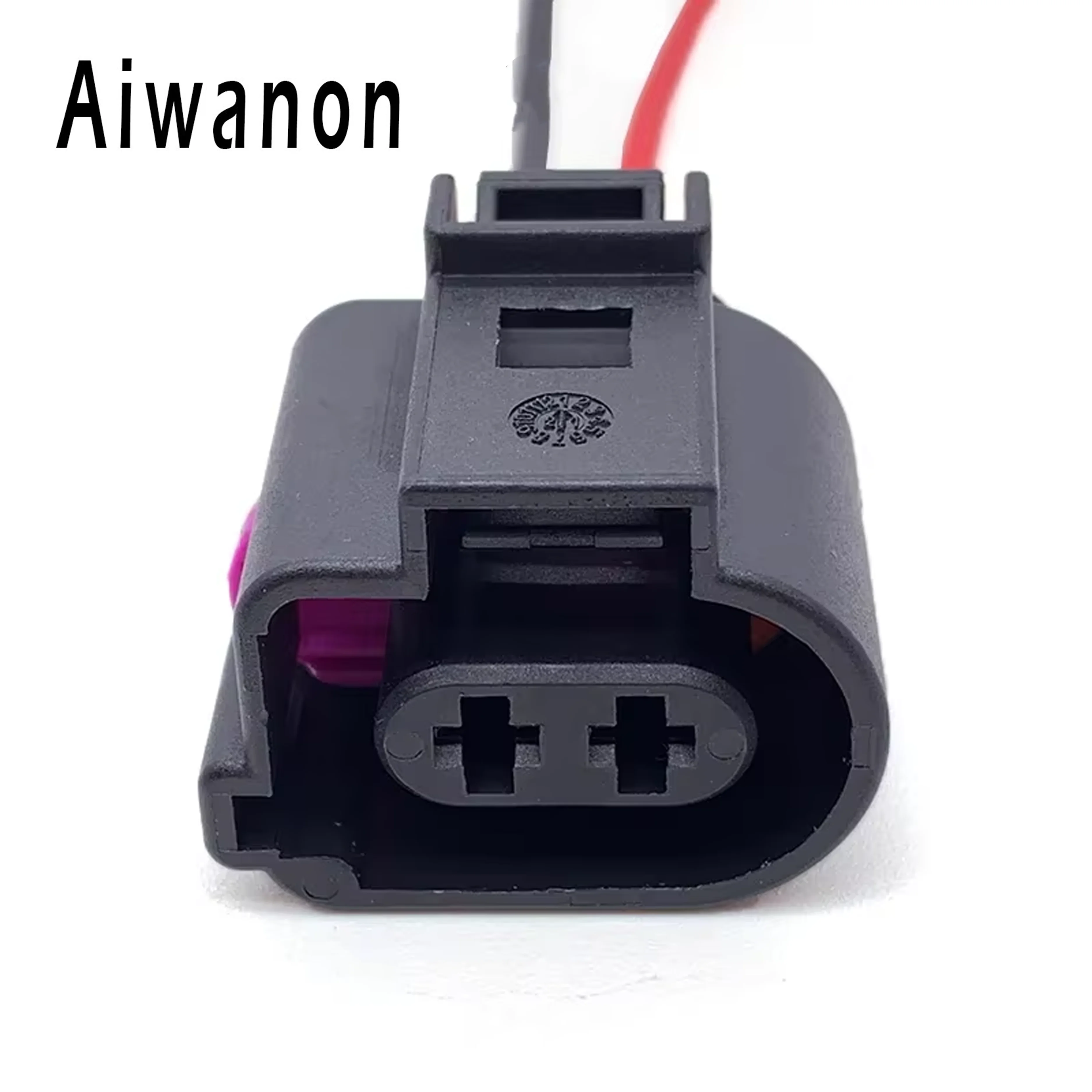 1 Set 2 Pin Auto Rear Brake Caliper Motor Waterproof Electrical Cable Connectors Wiring Harness Horn Plug 1J0973722A 1717692