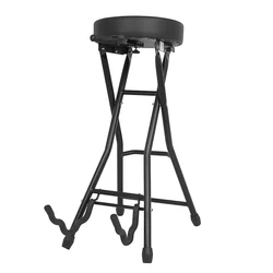 String Instruments Special Accessories Guitar Bass Universal Stool Chair One-piece Folding Seat Foot Stool