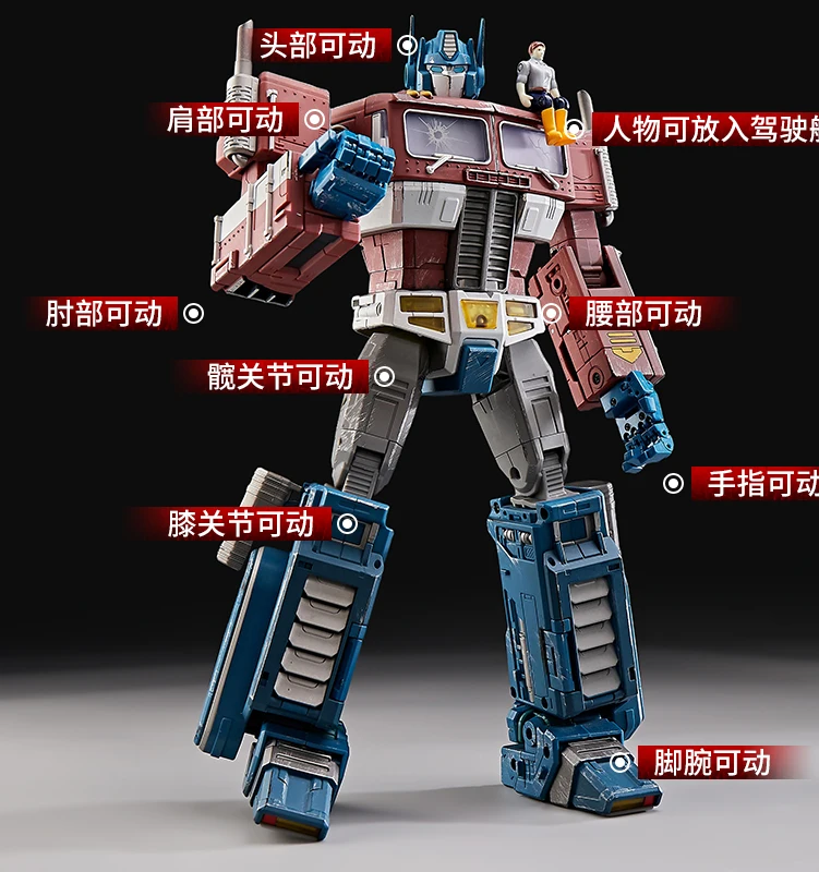 Zabawka Transformująca WeiShuang WJ 30CM OP Commander Wersja Zniszczona w Wojnie Robot Transformujący