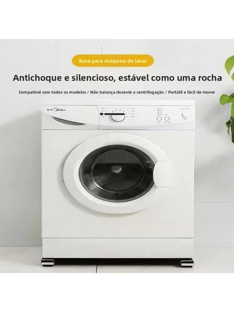 universal-home-washing-machine-base-pad-support-roller-cabinet-foot-mat-dryer-fish-tank-stand-versatile-household-organizer