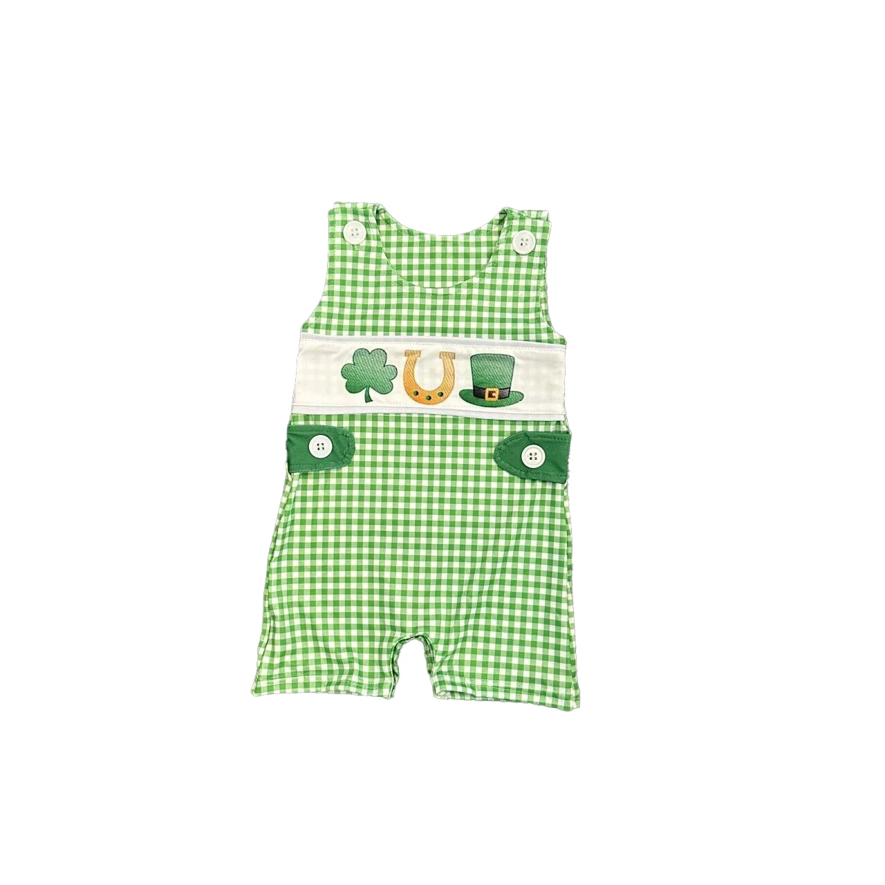 Boutique Baby July Of 4th Jumpsuit Newborn St. Patrick Rompers Toddler Clothes For Boys Jon Jon