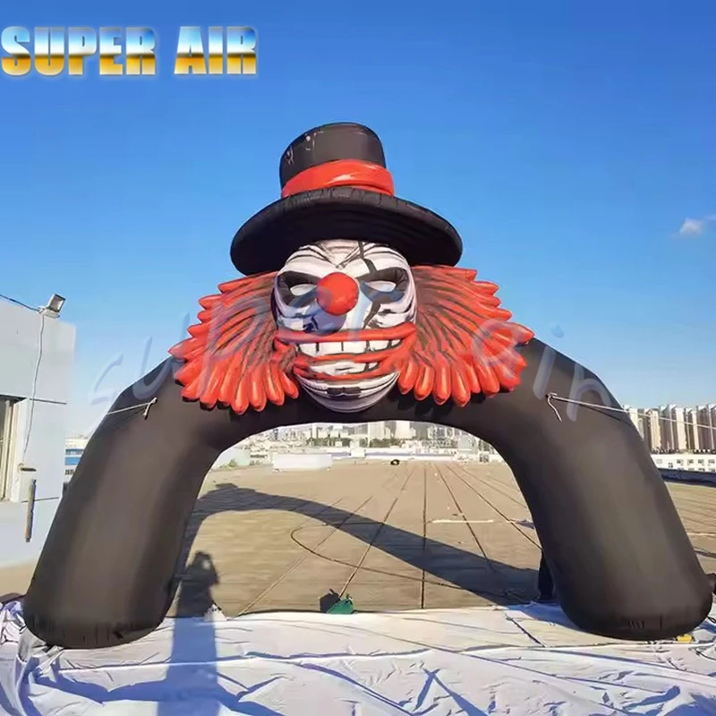 Kreatywny, dmuchany łuk Joker do dekoracji festiwalowych