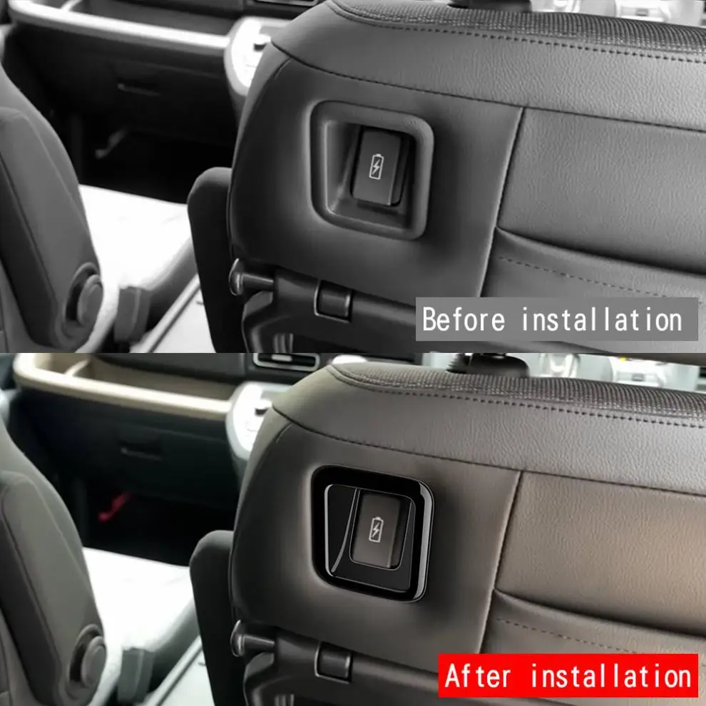 For Honda FREED AIR CROSSTAR GT 2024 2025 Rear seat USB cover seat charging interface decorative frame Interior Accessories