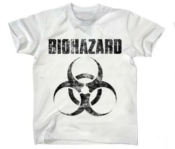 BIOHAZARD cd cvr BLACK CLASSIC LOGO Official WHITE SHIRT XL New urban state mata