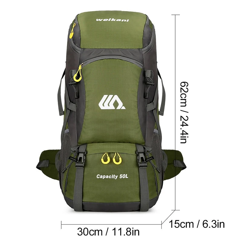 Outdoor Sports Backpack Mountaineering Bag 50L Men\'S And Women\'S Hiking Camping Bag Travel Backpack