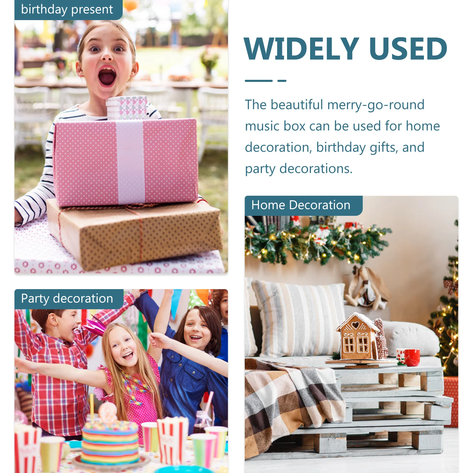 صندوق تشغيل الموسيقى الدائري الفريد متعدد الألوان مصباح الإسقاط صندوق ميلودي ساحر هدية عيد ميلاد ضوء الإسقاط كاروسيل