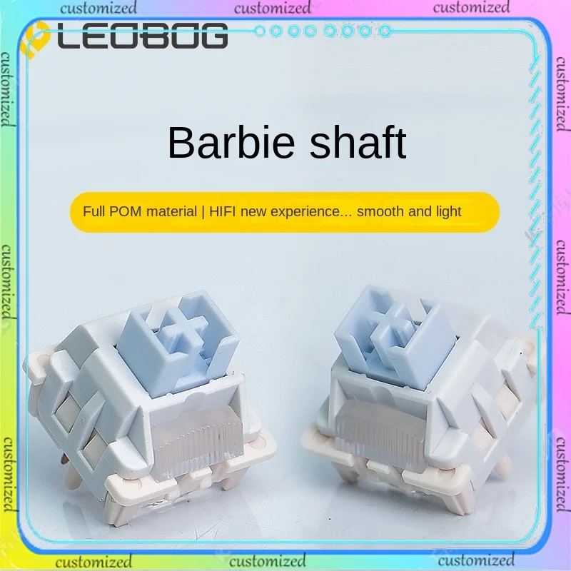 

LEOBOG Barbie axis hot swappable linear axis body 5-pin mechanical keyboard axis body smooth mahjong sound DIY customization