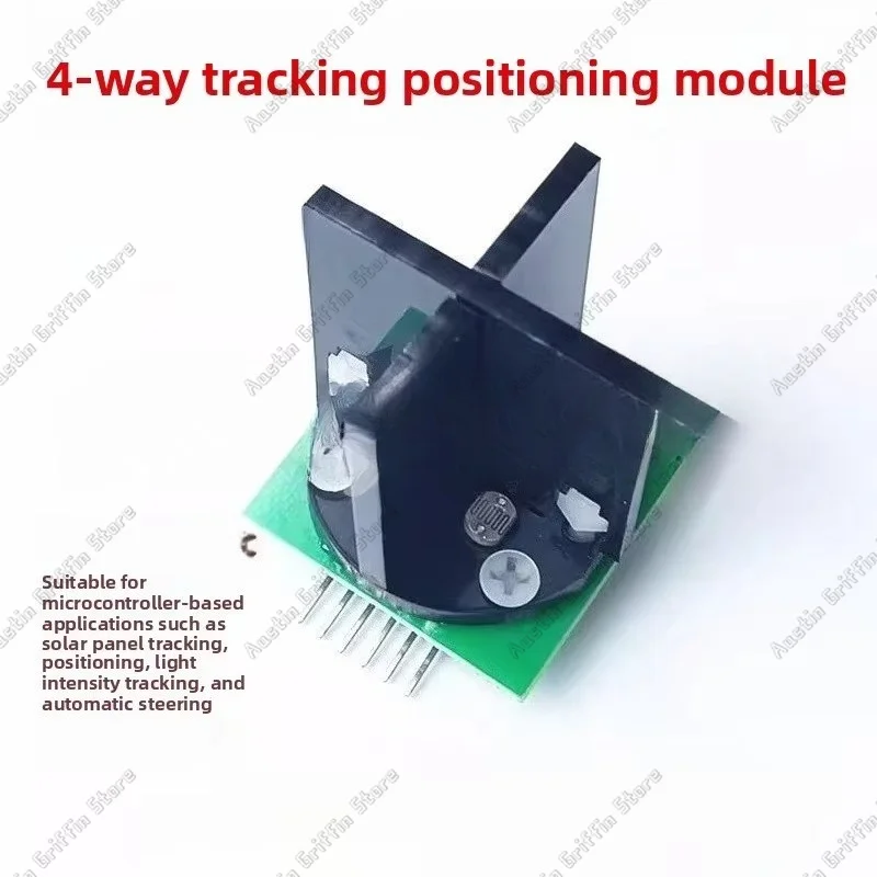 GM04 Multi-channel Photosensitive Sensor 51 Single-chip Microcomputer Solar Tracking Dual-axis Tracking Tracking Hot Water