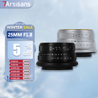 7artisans 25mm F1.8 APS-C Frame Large Aperture Wide Angle Prime Lens for Studio Photography with Sony E Zev-10 X Z M M43 Mount