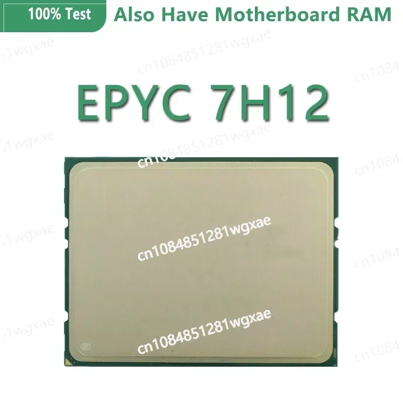 

Suitable for LGA4094 Motherboard H11 DSI MZ32 H12SSL100% Testing EPYC 7H12 2.6GHZ 64C/128T 64M Cache 280W DDR4-2666V Socket Sp3