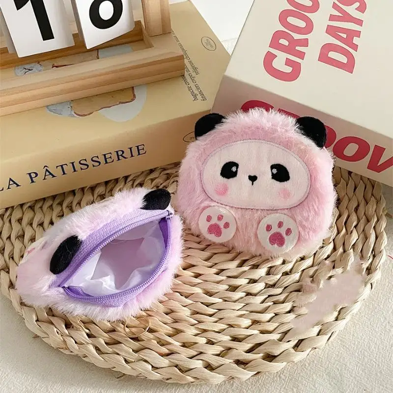 Portachiavi portamonete in peluche Borsa portaoggetti varia carina Accessori decorativi con ciondolo piccola borsa Kawaii