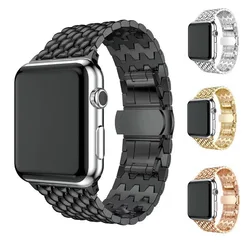 Metal strap For Apple watch 10 42mm 46mm Ultra 49mm 9 8 7 45mm 41mm stainless steel wristband for iwatch 6 5 4 3 SE 44mm 40mm