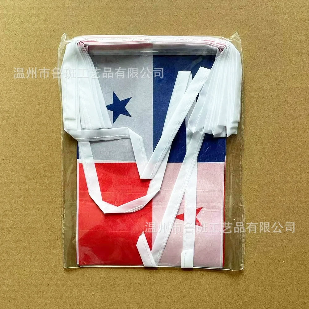 SKY FLAG Panama bunting flags 14x21cm 20pcs/lot Panama String flags Pennant Banner Festival Party Holiday for decoration