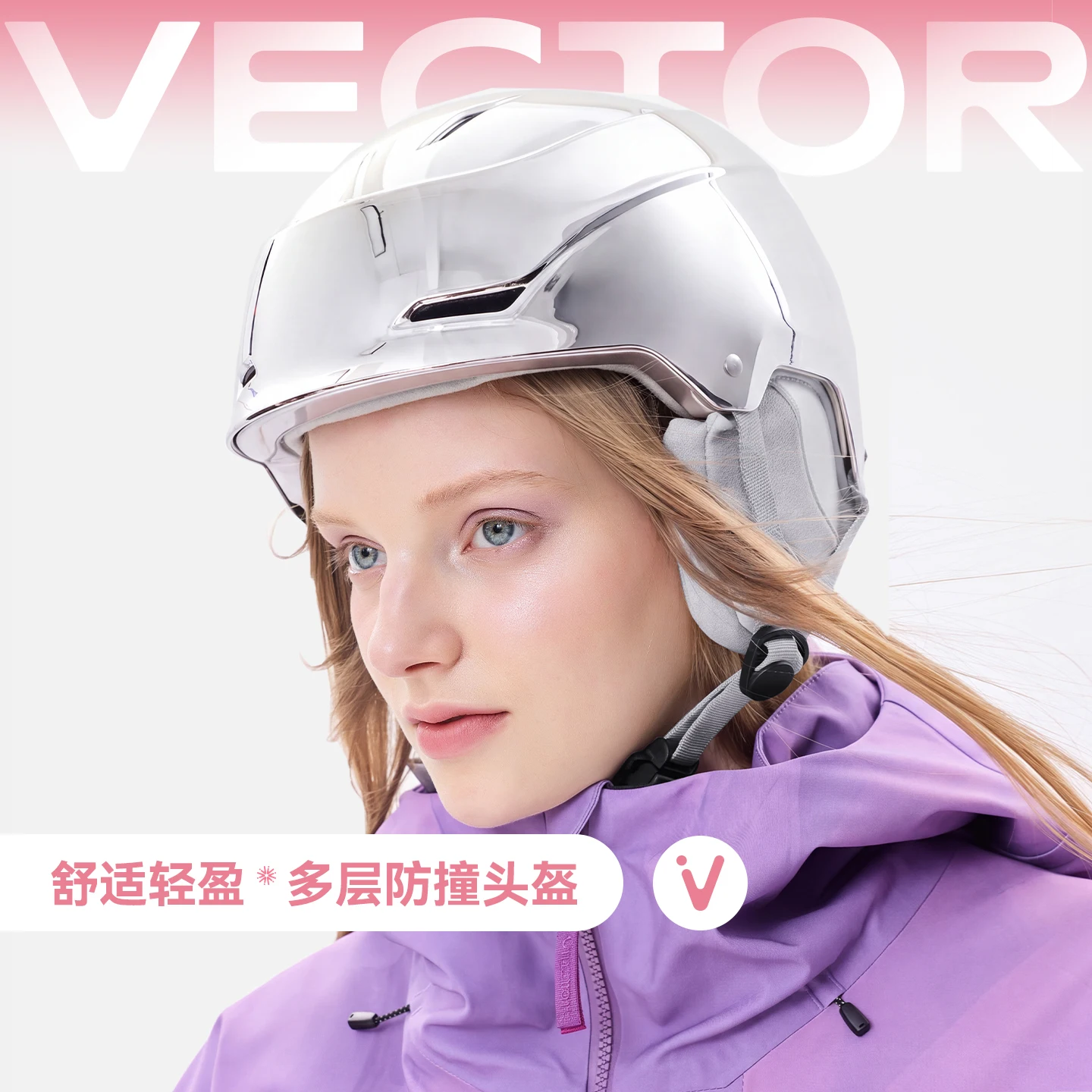 VECTOR Men Women Ski Helmet Safety Integrally-Molded Snowboard Helmet Motorcycle Removable Cycling Helmet 2026