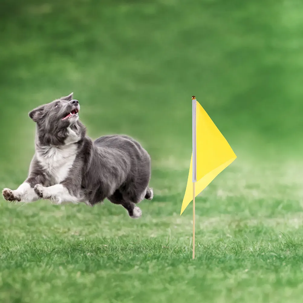 

10 Pcs Flag Flags Ground Lawn Marking Landscaping The Sign Irrigation Polyester Garden Yard for Sprinkler Heads Landscape