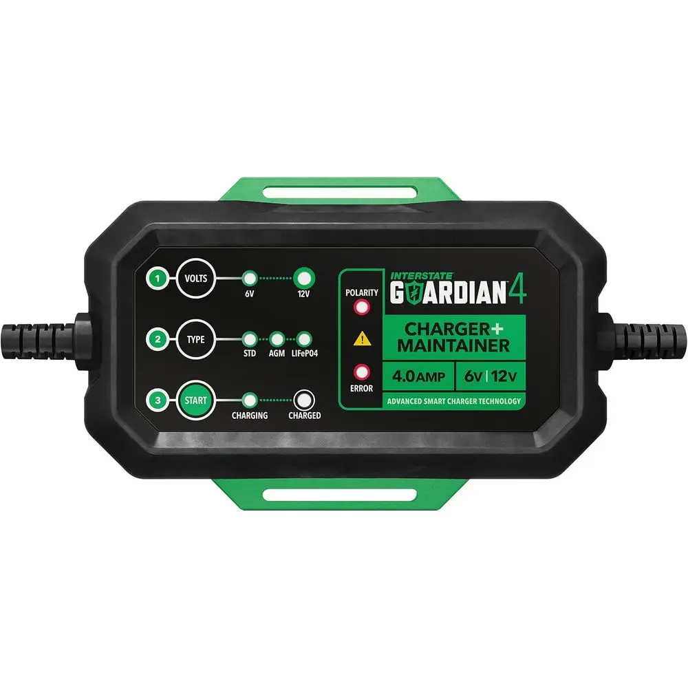 

Зарядное устройство и устройство для обслуживания аккумуляторов 12 В, 6 В (12 В и 6 В, 4,0 А) Портативная, автоматическая, полупроводная зарядка для LiFePO4, глубоких велосипедов, автомобилей