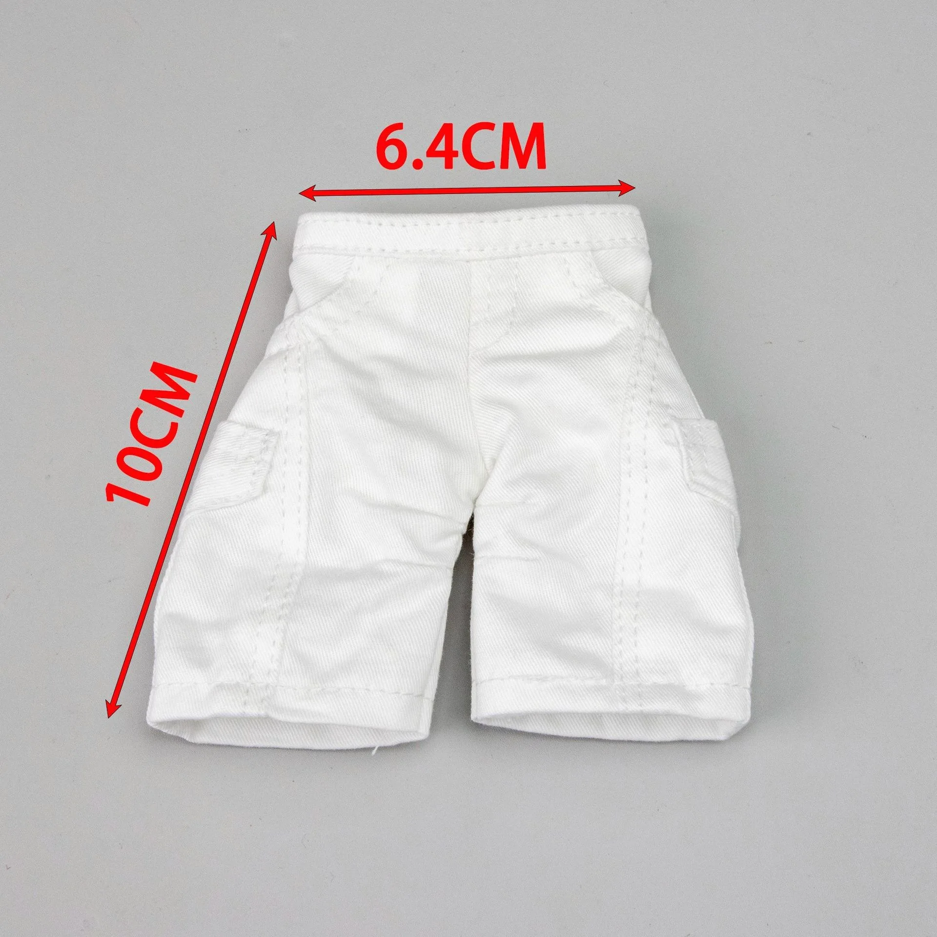 Multi Pocket Cargo Doll Pants Loose Wide Leg Trousers For OB11 1/6 Scale Doll Daily Dollhouse Outfit Accessories