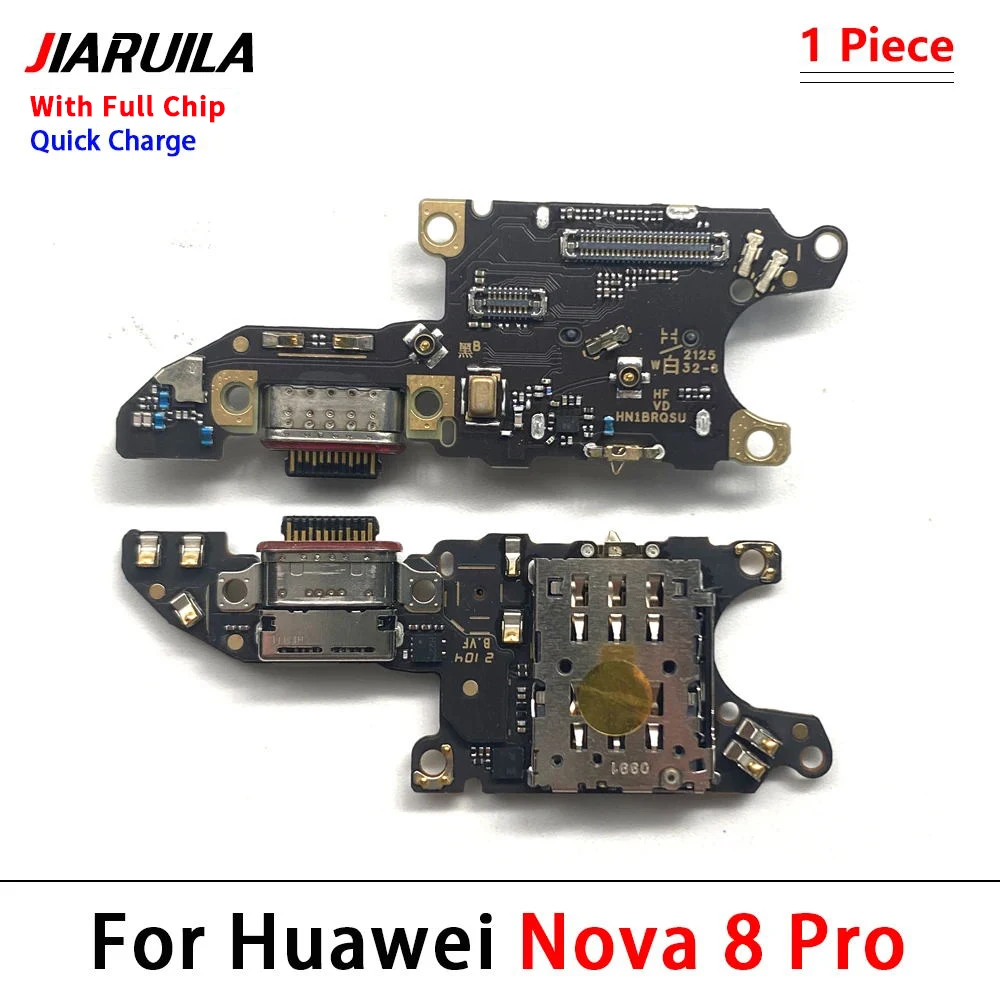 NEW Full Chip USB Port Charger Dock Plug Connector Charging Board Flex Cable For Huawei Nova 5T 7 8 9 10 Pro 5G 7i 8i 7 8 9 SE