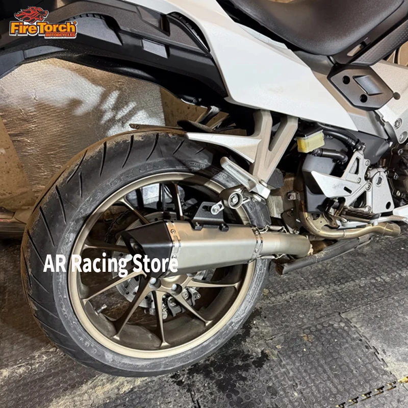 For HONDA VFR800 X VFR800 F VFR 800 X F 2014 - 2020 Motorcycle Exhaust Modify 50.8MM Middle Pipe Link Pipe Muffler Espace Moto