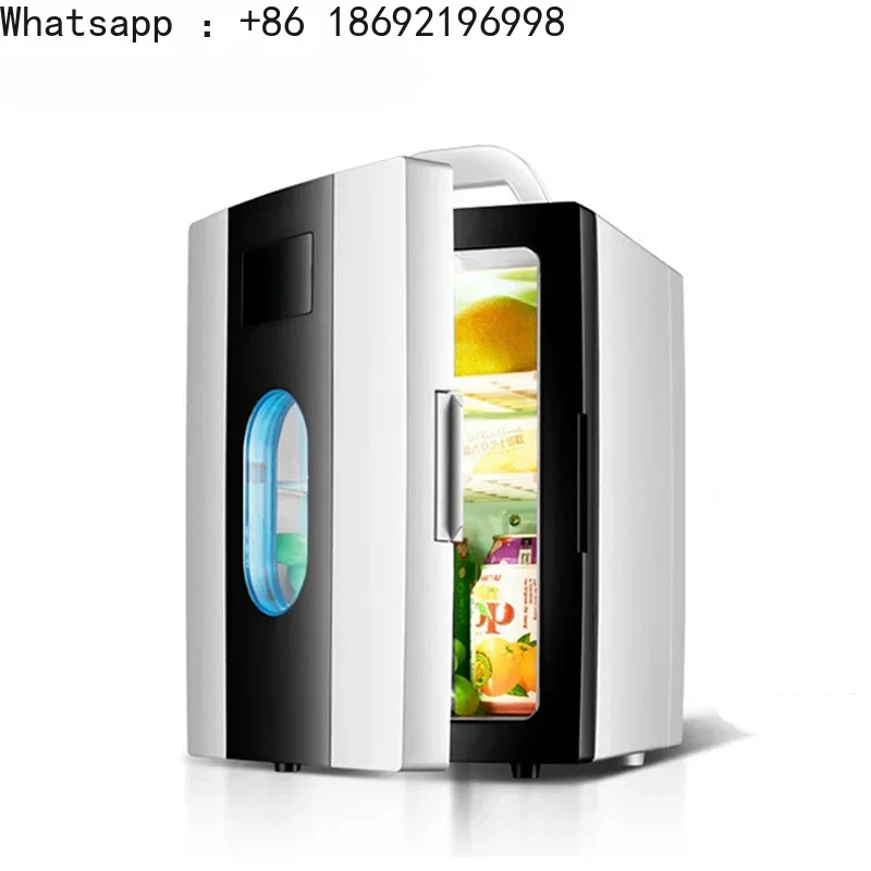 2026 New Small 12L Mini Car Refrigerator Refrigeration Student Dormitory Cosmetic Refrigerator Car Home Dual-use
