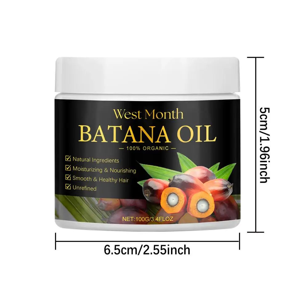 Organic Natural 100g Batana Oil Pure Batana Oil Butter Hair Strengthening Hair Loss For Men Women Makeup Tool