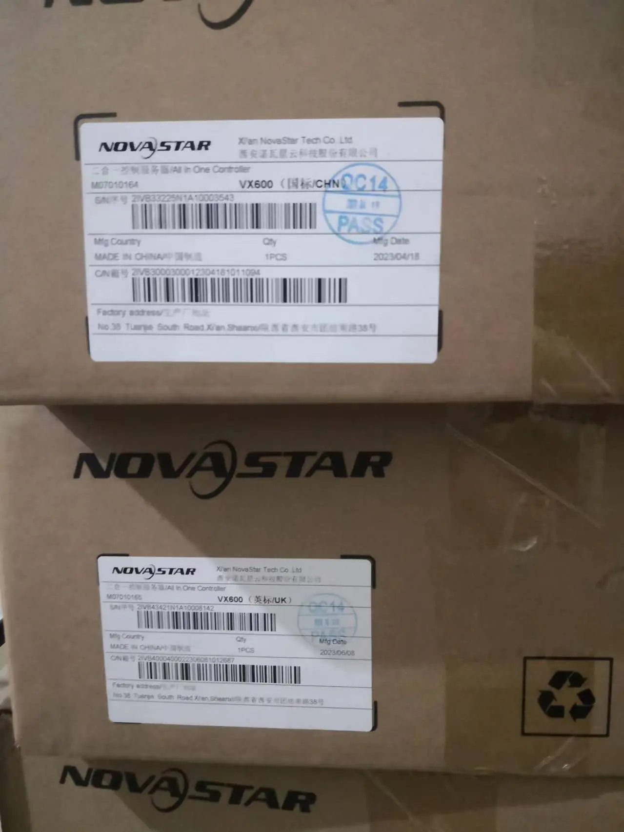 Novastar-controlador de vídeo NovaPro UHD Jr, todo en uno, 12G-SDI para pantalla led de gran tamaño