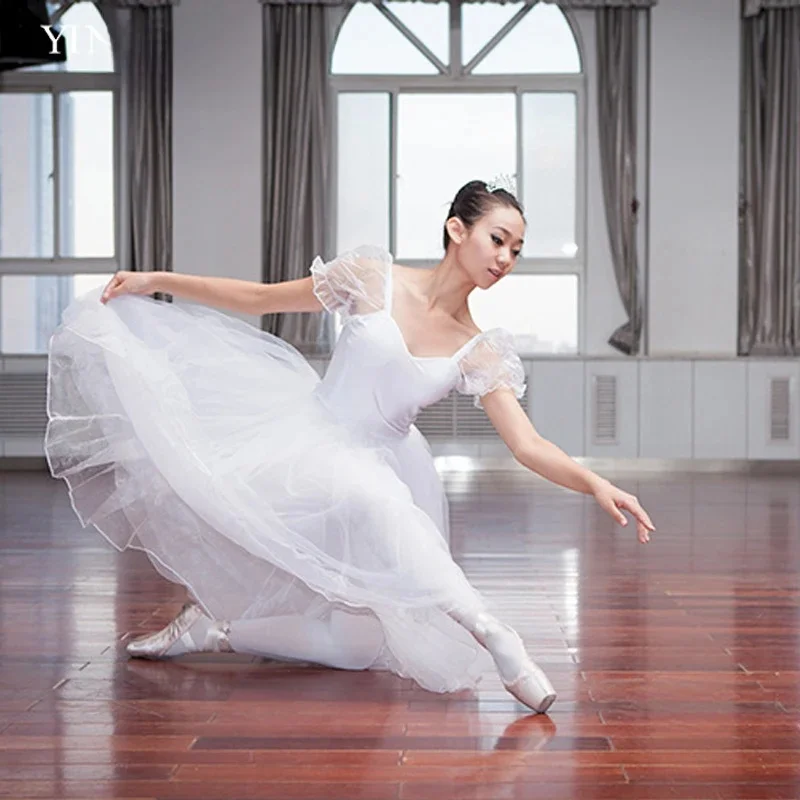 

Ballet Dance Costumes Adults Professional Tutu Ballet Swan Lake Costumes Girls Ballet Tutu Skirt Puff White Classic Ballet Dress