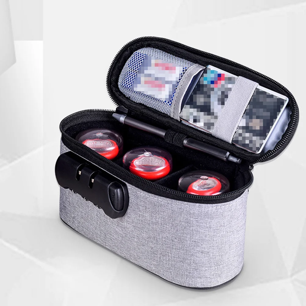 

Seal Storage Pouch Professional Design for Stamper Storage Container Portable Waterproof Bag Perfect Gift for Family and Friends