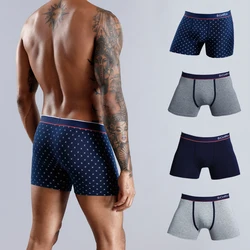 4 pçs roupa interior para o homem boxers de algodão masculino calcinha pacote boxershorts dos homens cuecas deslizamento novo homme boxer shorts sexy