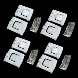 6/12Pcs Seat Fastener Rail Runner Clips Slider Guide For VW PASSAT B1 B2 B3 B4 Dasher Corsar Carat GOLF 7 Santana Quantum 35i